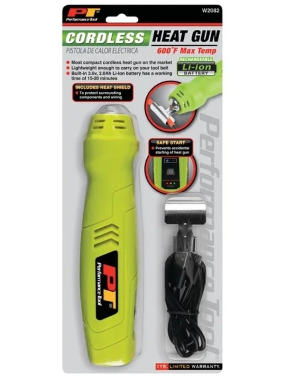 PERFORMANCE TOOL Cordless Heat Gun - NEW